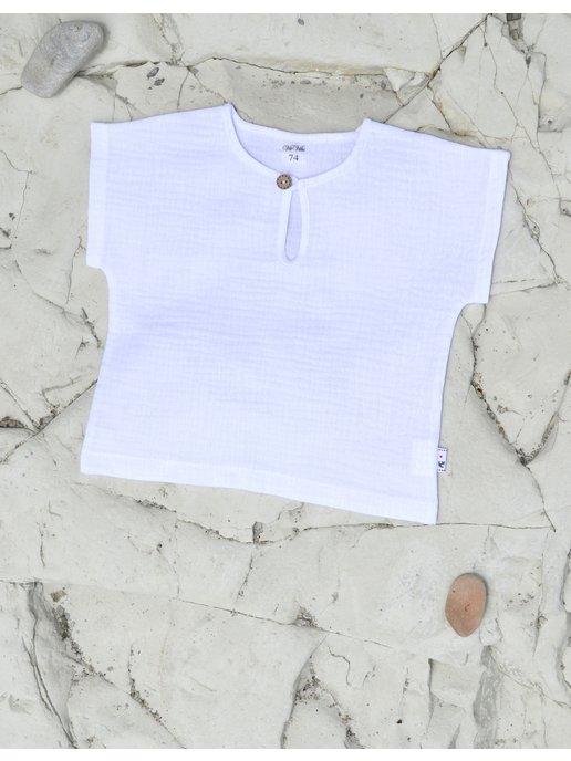 VitViks | Рубашка муслиновая для детей хлопковая