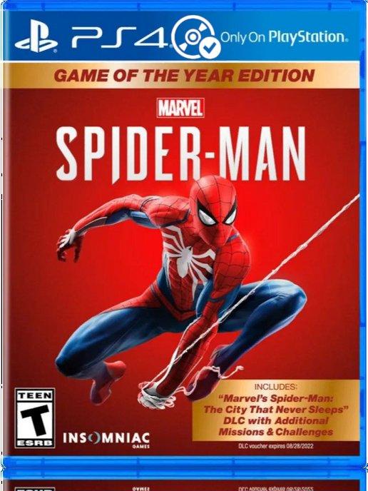 Spider-Man Game of the Year Edition для PS4 PS5 рус озвучка