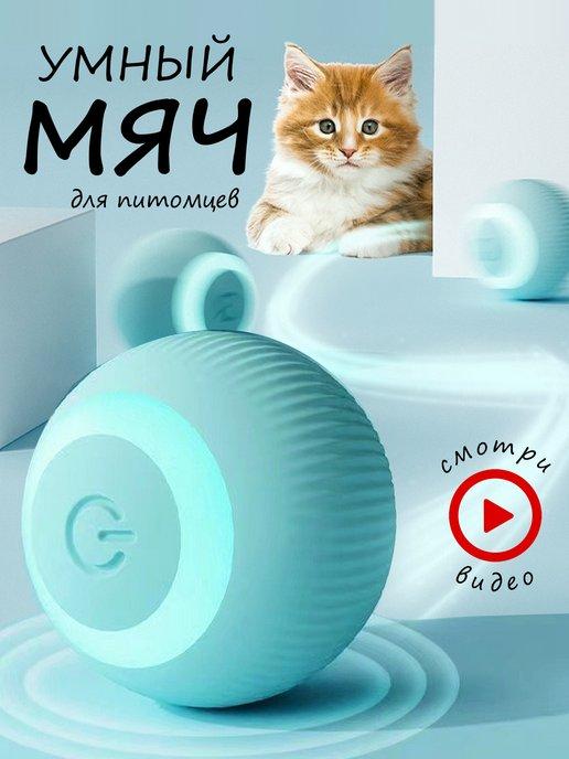 Интерактивная игрушка для животных, умный мячик для кошки