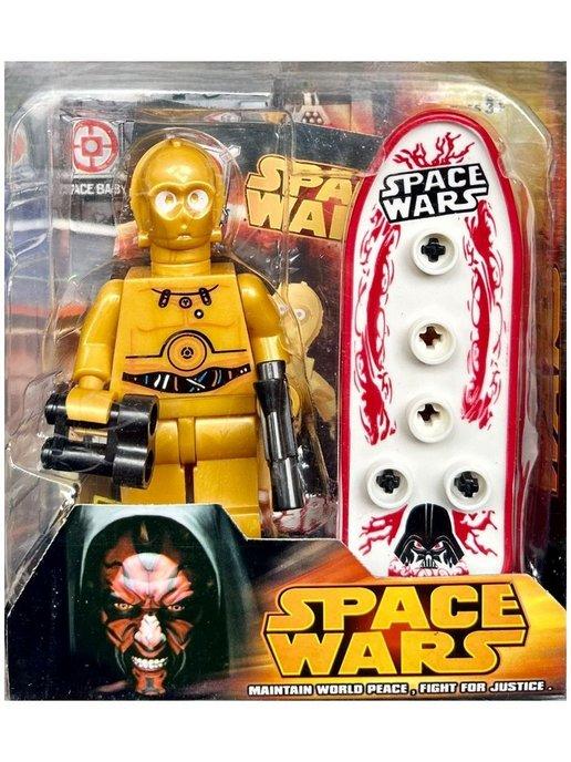 Конструктор фигурка C-3PO Звездные войны 8 см. аналог лего