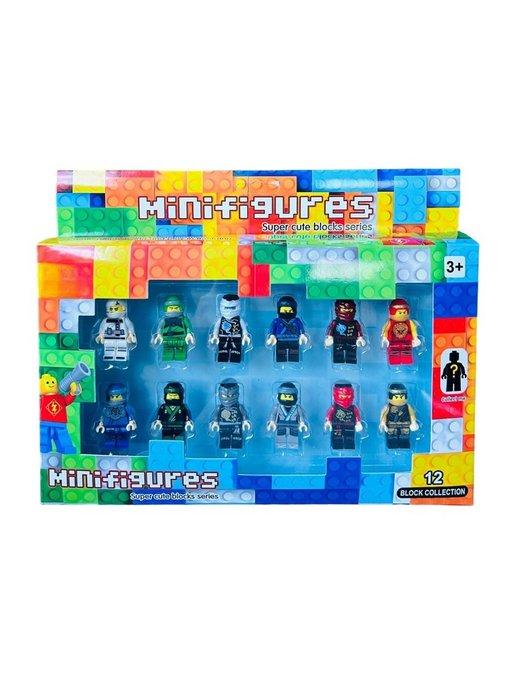 Конструктор Ninjago минифигурки Ниндзяго 12 шт. аналог лего