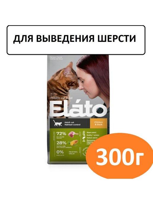 Сухой корм для кошек, Курица и Утка, 300г