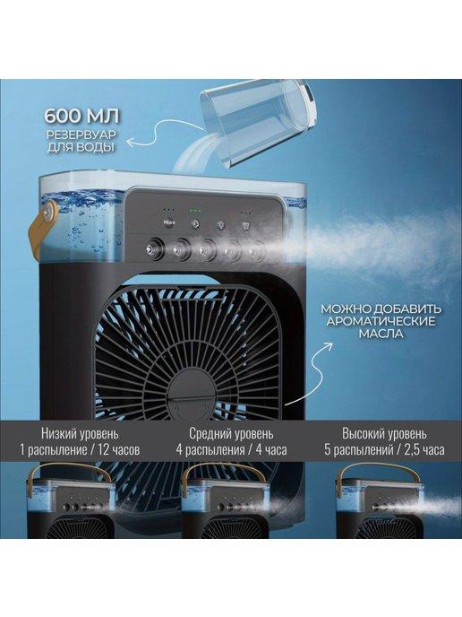 Вентилятор настольный мини кондиционер увлажнитель воздуха