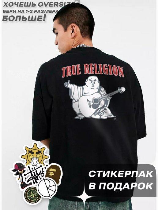 Футболка с принтом TRUE RELIGION