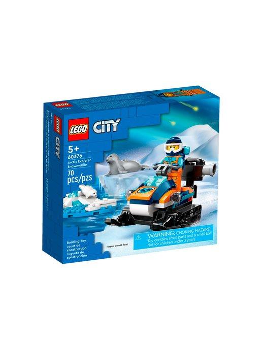 Конструктор LEGO City 60376 Снегоход Исследователь Арктики