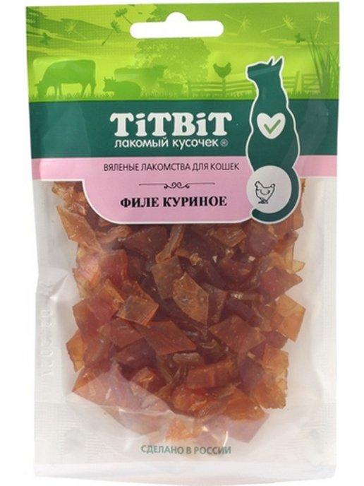 Вяленые лакомства для кошек Филе куриное 50г