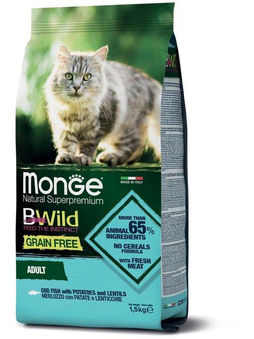 Bwild Grain Free сухой корм для кошек 1,5 кг