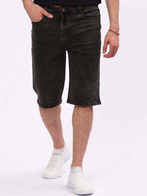 Шорты мужские джинсовые прямые летние с карманами