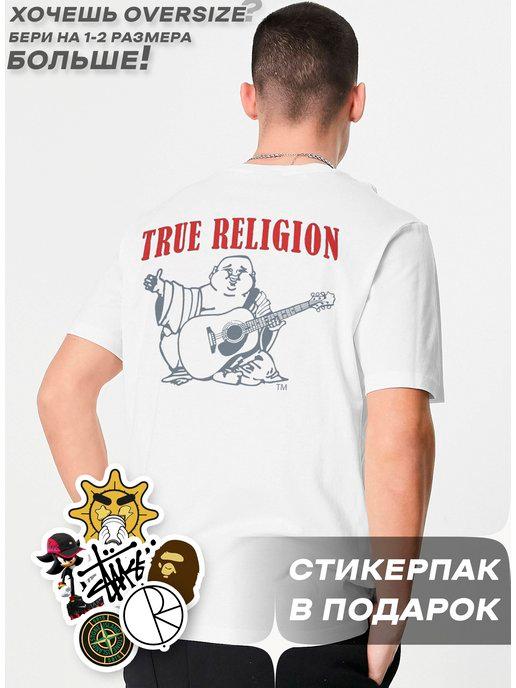 Футболка с принтом TRUE RELIGION