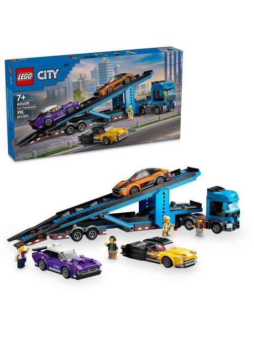 Конструктор LEGO City 60408 Грузовик-автовоз со спортивны