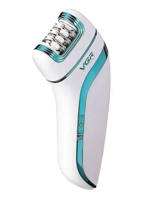 Эпилятор 3в1 V-713 для бритья, эпиляции, шлифовки ступней