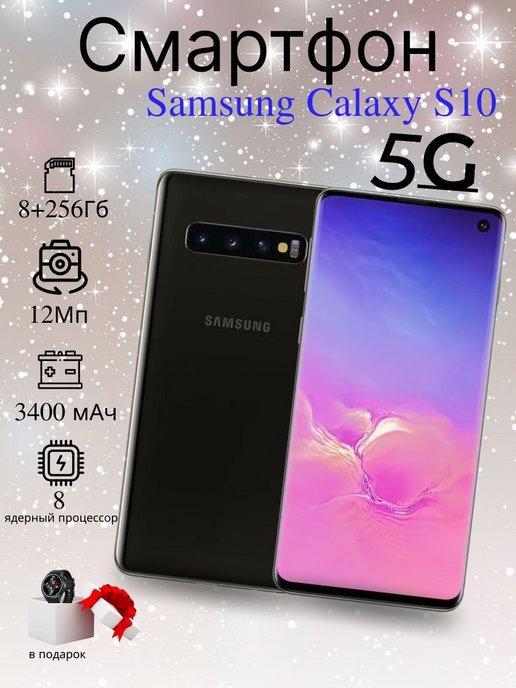 XIAORAN | Смартфон Samsung Galaxy S10 5G 8 256 ГБ, 1 nano SIM, черный