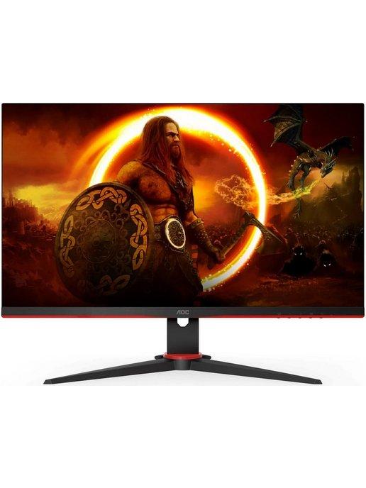 27" Монитор 27G2SPAE, IPS, 1920x1080, 165Hz, черно-красный