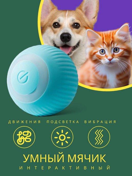 Игрушка для кошек интерактивная мячик