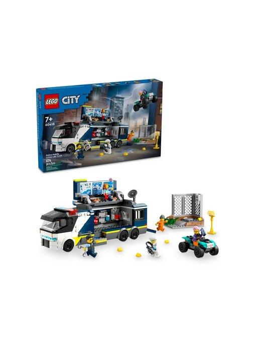 Конструктор City 60418 Police Mobile Crime Lab Truck