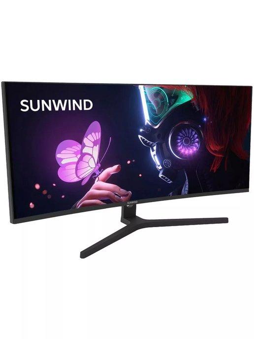 SUNWIND | Монитор SM-34QV401, 165Гц, черный