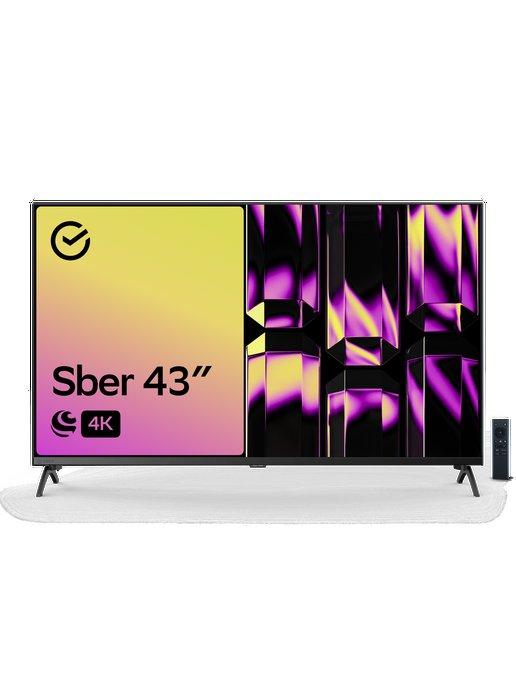 Телевизор Сбер SDX-43U4123B 43"(109 см), UHD 4K RAM 1.5GB
