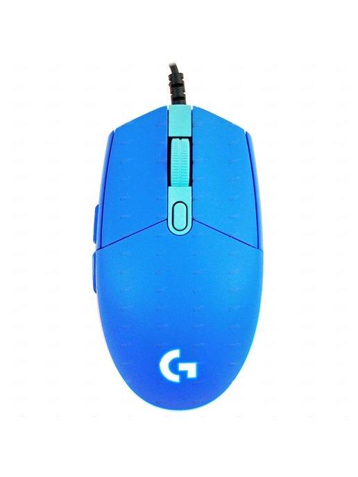 Мышь проводная Logitech G102 LIGHTSYNC [910-005810] синий