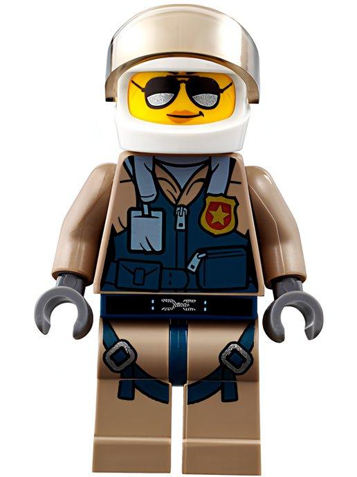 Минифигурка Lego Mountain Police - Officer Female, Pilot