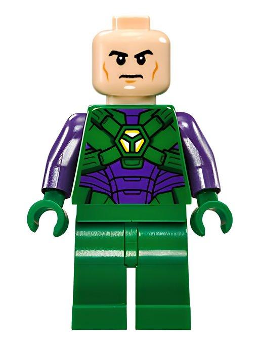 Минифигурка Lego Super Heroes Lex Luthor, Green and Dark