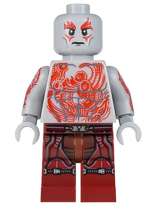 Минифигурка Lego Drax - Dark Red Legs sh125