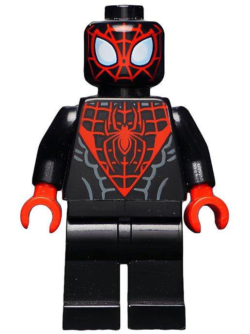 Минифигурка Lego Spider-Man (Miles Morales) - Red Webbing