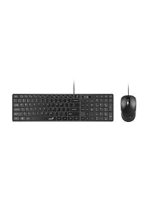 Комплект проводной клавиатура+мышь SlimStar C126