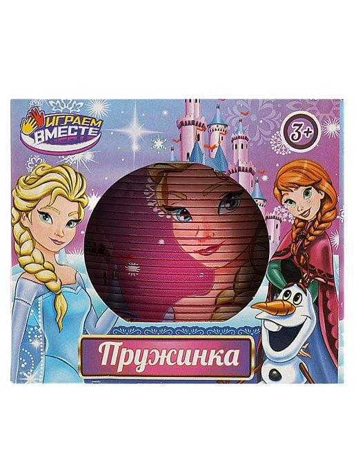 Игра пружинка для детей Снежная принцесса