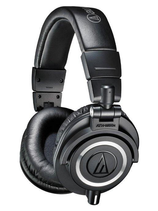 Проводные наушники ATH-M50x, черный