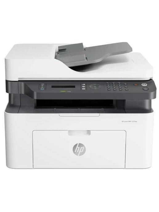 Hewlett-Packard | МФУ HP Laser 137fnw (4ZB84A)