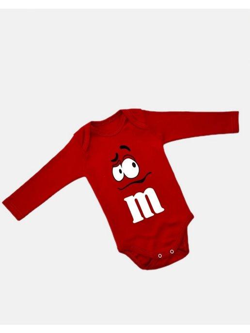 Боди для новорожденных с длинным рукавом m&m's