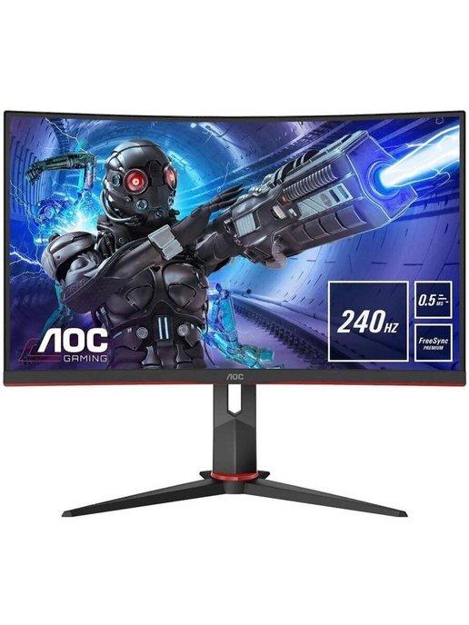 Монитор Gaming C27G2ZU 27", черный красный и черный