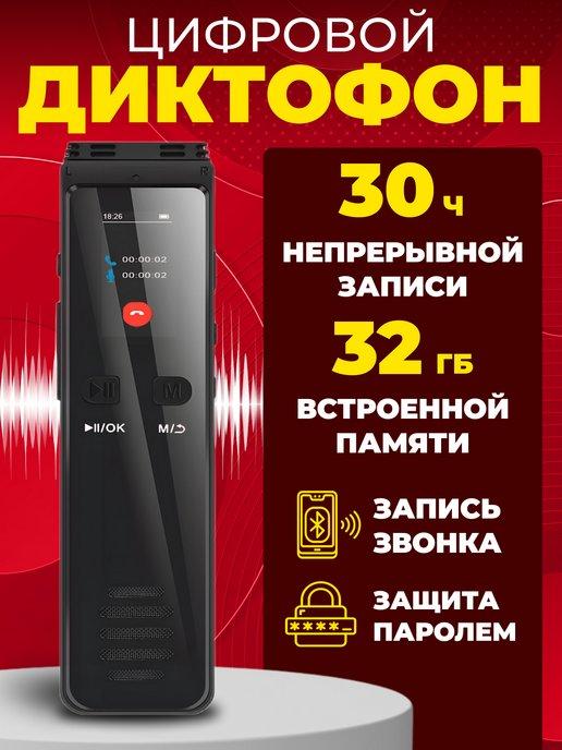 Мини диктофон для записи и прослушивания профессиональный