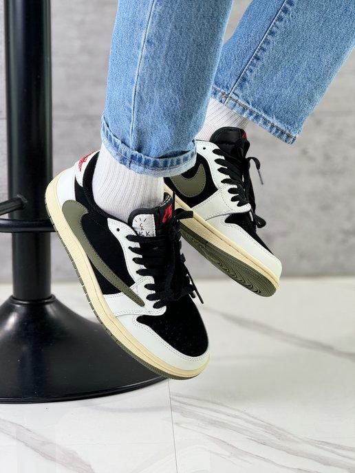 Кроссовки спортивные Travis Scott X Air Jordan 1 Retro Low