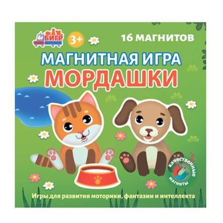 Магнитная развивающая игра Бигр "Мордашки", УД132