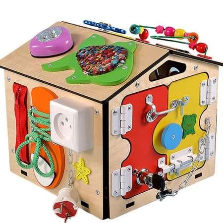 KimToys | Бизиборд KimToys Домик со светом Малышок игрушка для девочек и мальчиков