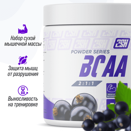 2SN | Bcaa 2SN Аминокислотный комплекс 250 г Черная смородина