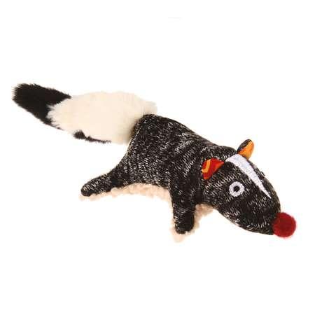 Игрушка для собак GiGwi PLUSH FRIENDZ Скунс с пищалкой 9см