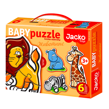 Развивающие пазлы для детей JackoToys Животные 00-603