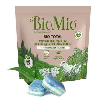 BioMio | Таблетки для посудомоечной машины BioMio Bio-Total Эвкалипт 60шт