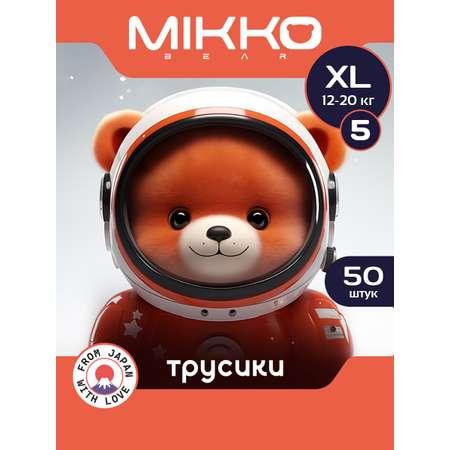 Подгузники-трусики Mikko Bear Super Premium XL 12-20 кг 50 шт