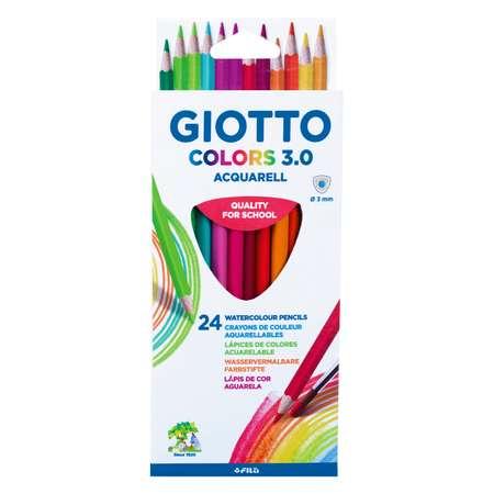 GIOTTO | Карандаши цветные GIOTTO Colors акварельные 24шт 277200