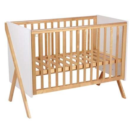 Детская кроватка Polini kids Porto 1300 без маятника прямоугольная, без маятника