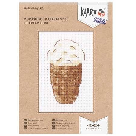 Набор для вышивания Klart 12-024 Мороженое в стаканчике