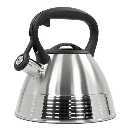 MARTA | Чайник для плиты MARTA MT-3048 со свистком черный гранит