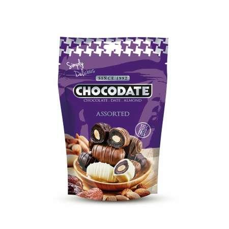 Финики в шоколаде ассорти CHOCODATE с миндалем 100 грамм