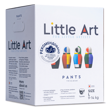 Подгузники-трусики Little Art L 9-12 кг 36 шт