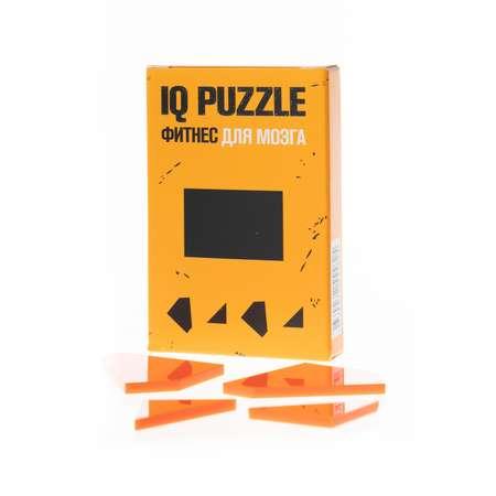 Игра логическая IQ PUZZLE Головоломка Прямоугольник 4 детали