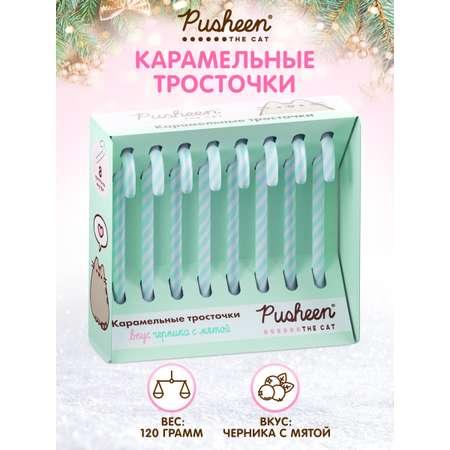 Карамельные тросточки Сладкая сказка новогодний набор PUSHEEN 8 штук 120 г