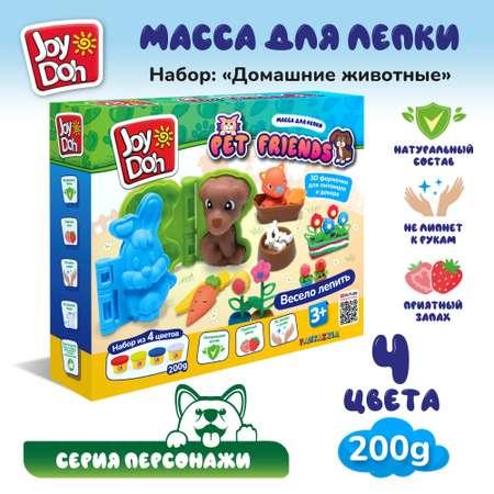 Набор для лепки Joy-Doh Домашние животные 4*50г PETS-200 pot